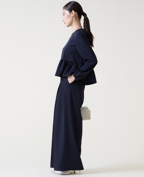 ペプラムブラウス 詳細画像 ネイビー 8