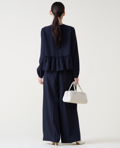 ペプラムブラウス 詳細画像 ネイビー 9