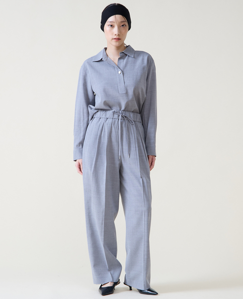 スキッパーシャツ 詳細画像 グレー 3