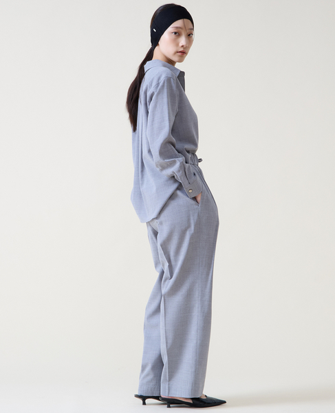 スキッパーシャツ 詳細画像 グレー 7