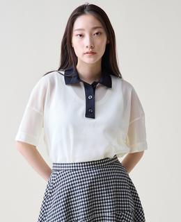 メッシュポロトップス