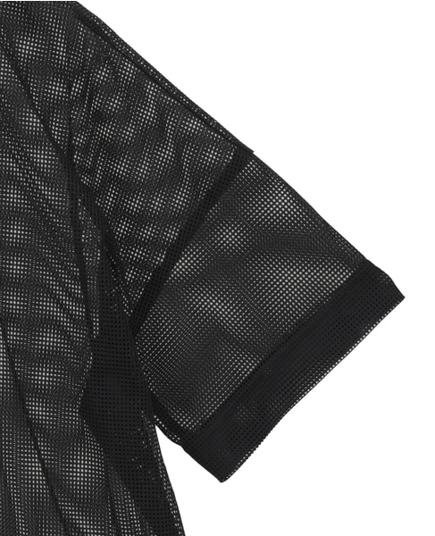 メッシュポロトップス 詳細画像 ブラック 4