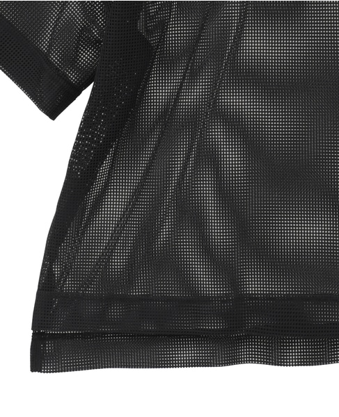 メッシュポロトップス 詳細画像 ブラック 5