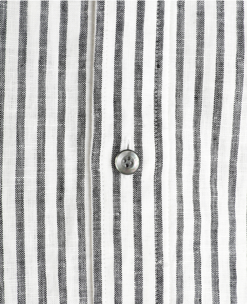 リネンバンドカラーシャツ 詳細画像 ホワイト×ブルー 16