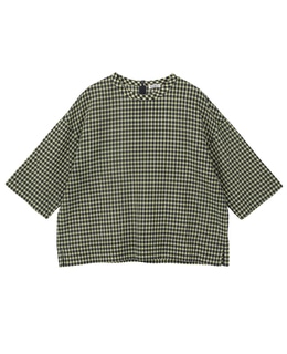 ギンガムチェックTブラウス