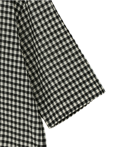 ギンガムチェックTブラウス 詳細画像 ホワイト×ブラック 11
