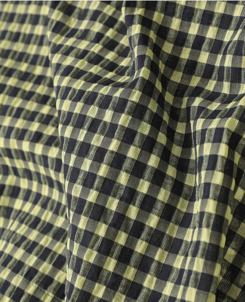 ギンガムチェックTブラウス 詳細画像 ネイビー×イエロー 6