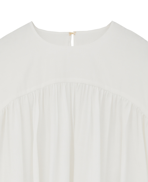 ギャザーブラウス 詳細画像 ホワイト 8