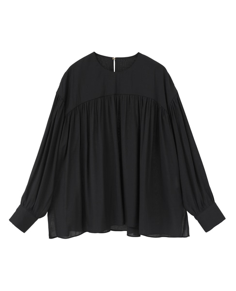 ギャザーブラウス 詳細画像 ブラック 1