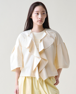 フリルスキッパーブラウス