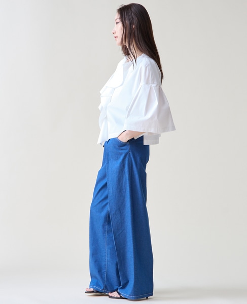 フリルスキッパーブラウス 詳細画像 ホワイト 6