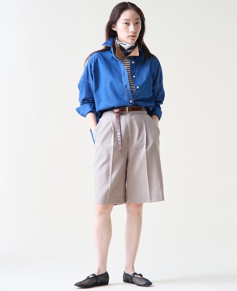 デニムシャツ 詳細画像 インディゴブルー 13