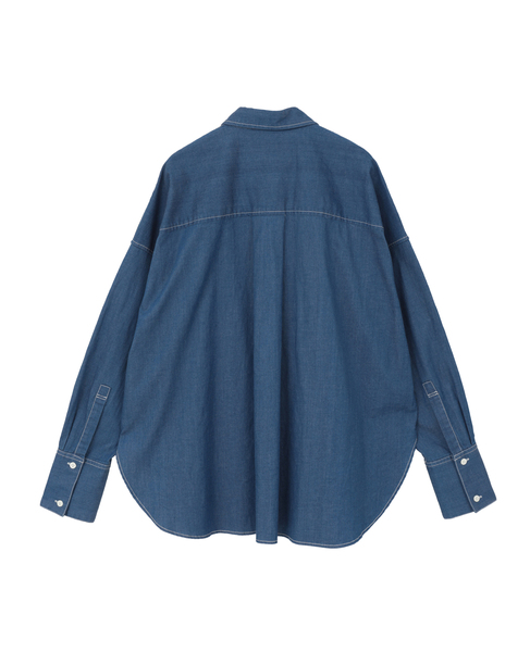 デニムシャツ 詳細画像 インディゴブルー 15