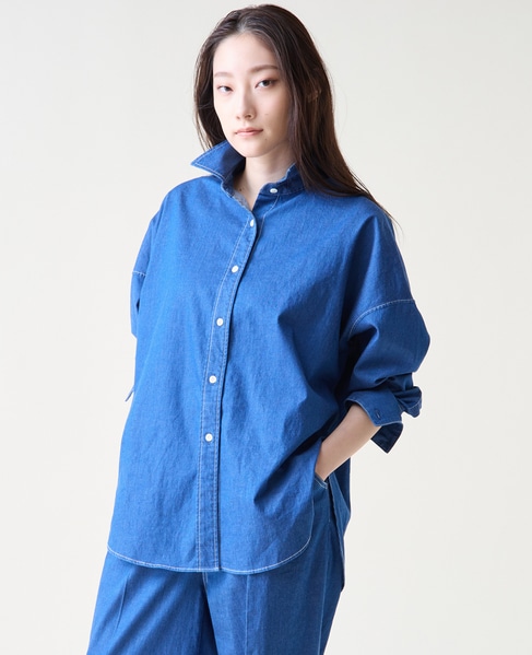 デニムシャツ 詳細画像 インディゴブルー 2