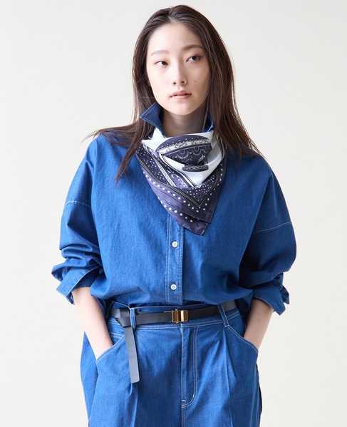 デニムシャツ 詳細画像 インディゴブルー 4