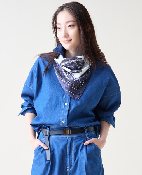 デニムシャツ 詳細画像 インディゴブルー 5