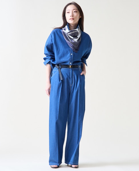 デニムシャツ 詳細画像 インディゴブルー 7