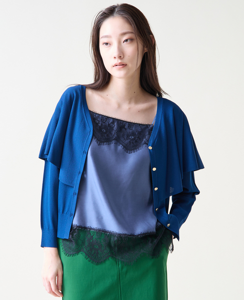 レースキャミソール 詳細画像 ブルー 3