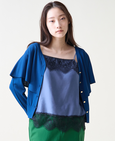 レースキャミソール 詳細画像 ブルー 4