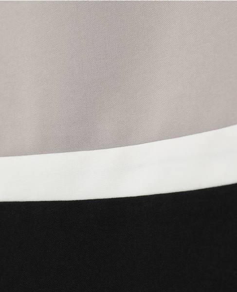 カラーブロックブラウス 詳細画像 グレージュ 12