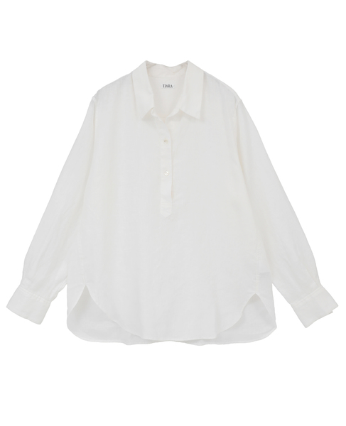 リネンスキッパーシャツ 詳細画像 ホワイト 1