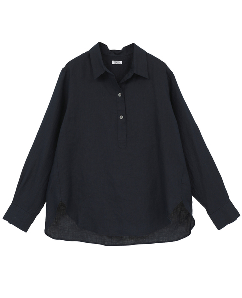 リネンスキッパーシャツ 詳細画像 ネイビー 1