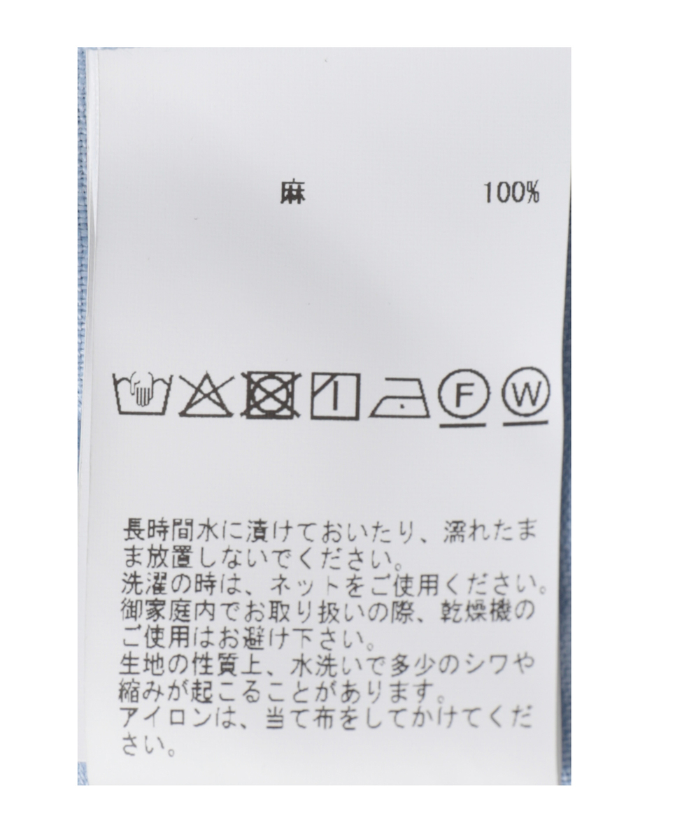 リネンスキッパーシャツ 詳細画像 ネイビー 6