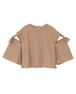 リボントリミングブラウス