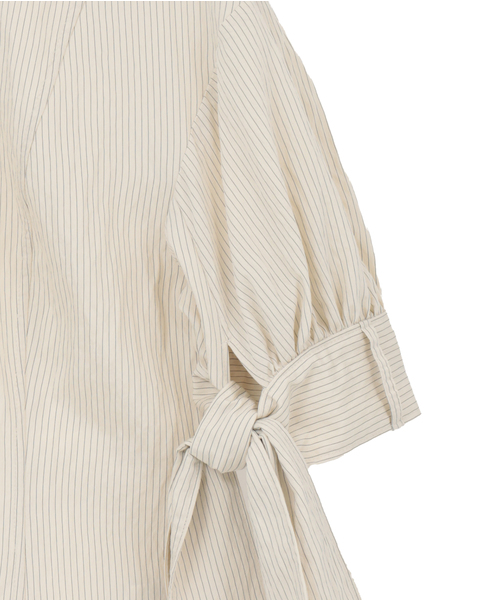 リボンスリーブブラウス 詳細画像 アイボリー 9