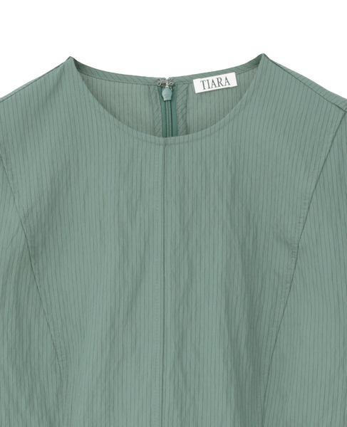 リボンスリーブブラウス 詳細画像 グリーン 3