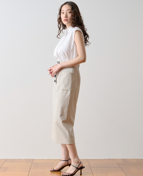 ピンタックレースフリルブラウス 詳細画像 ホワイト 2