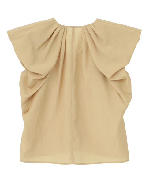 バルーンスリーブブラウス 詳細画像 ベージュ 2