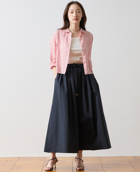 ショートリネンシャツ 詳細画像 レッド 3