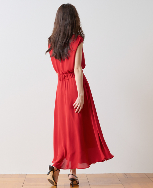 バイカラーブラウス 詳細画像 レッド 3