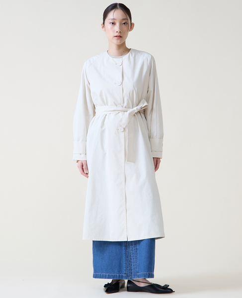 ノーカラーコート 詳細画像 ライトベージュ 1