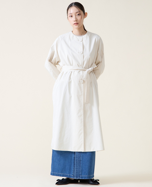 ノーカラーコート 詳細画像 ライトベージュ 2