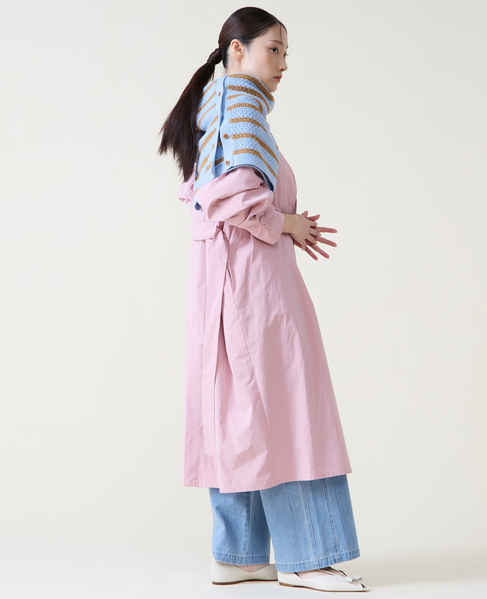 ノーカラーコート 詳細画像 ピンク 11
