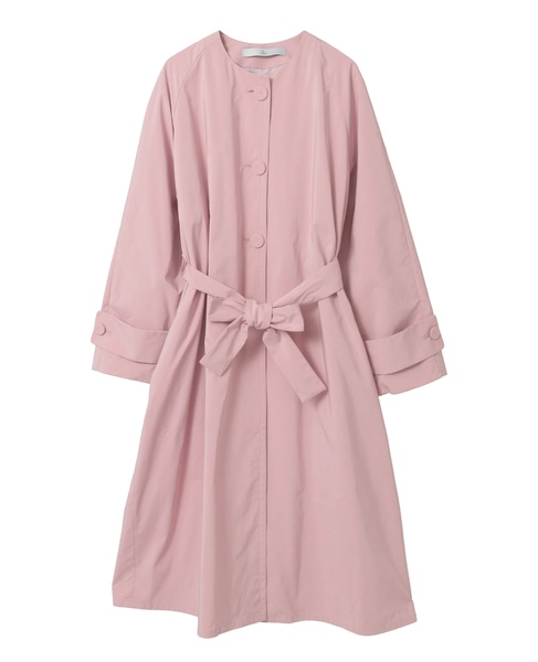 ノーカラーコート 詳細画像 ピンク 14