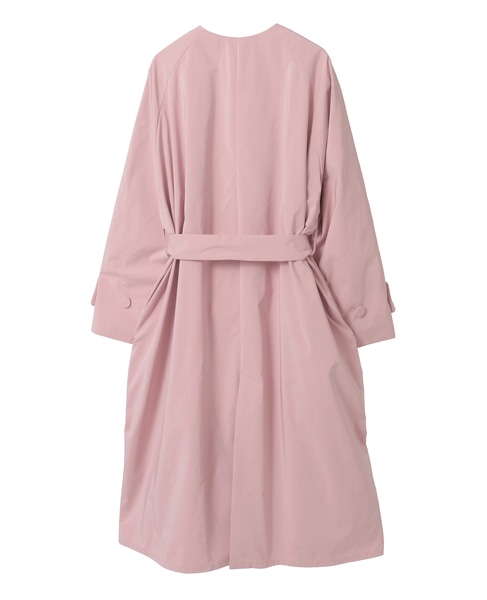 ノーカラーコート 詳細画像 ピンク 15