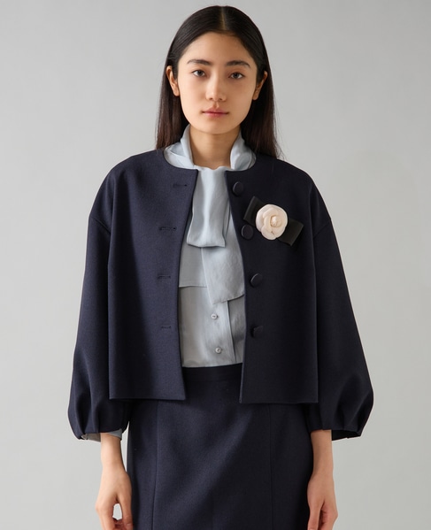 ボリュームスリーブジャケット 詳細画像 ネイビー 2