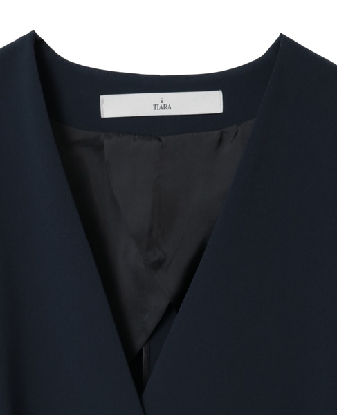 ノーカラーダブルジャケット 詳細画像 ネイビー 10