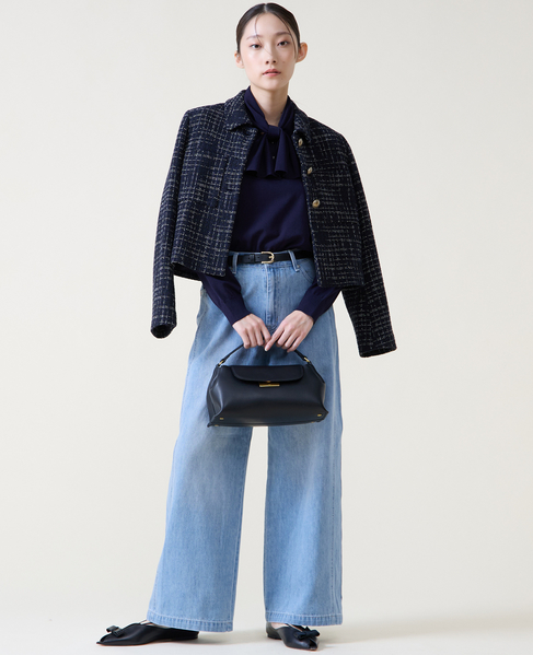 ミックスツイードジャケット 詳細画像 ネイビー 4