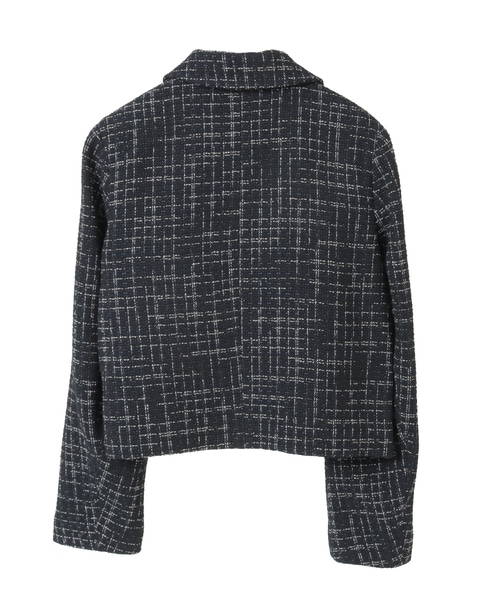 ミックスツイードジャケット 詳細画像 ネイビー 6