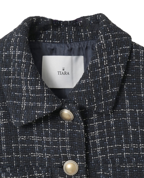 ミックスツイードジャケット 詳細画像 ネイビー 7