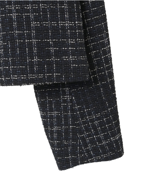 ミックスツイードジャケット 詳細画像 ネイビー 8