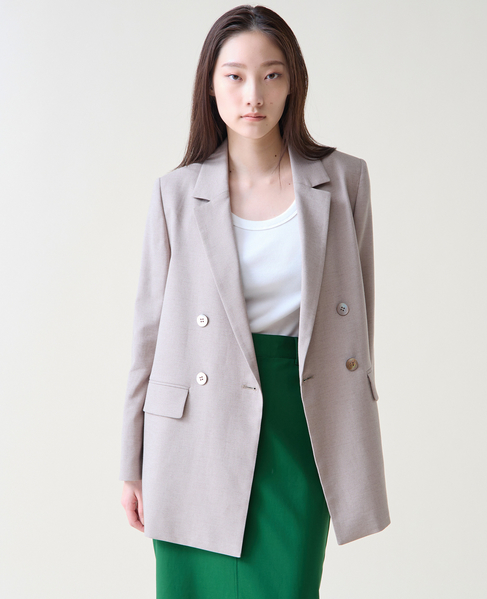 リラックスダブルジャケット 詳細画像 ベージュ 1