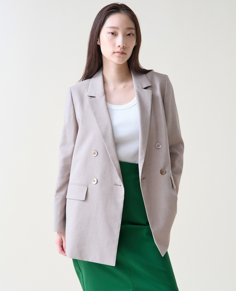 リラックスダブルジャケット 詳細画像 ベージュ 2