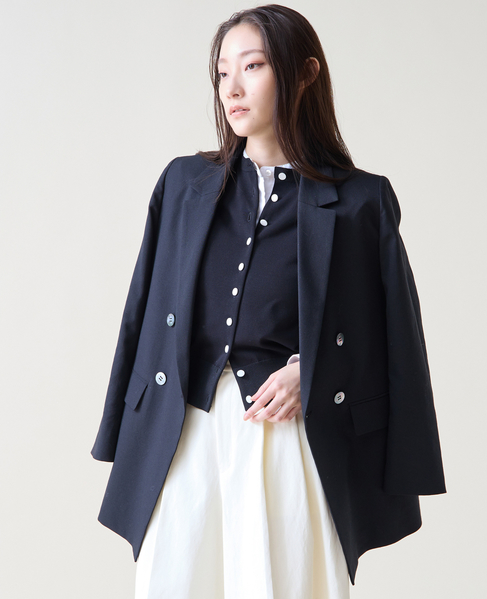 リラックスダブルジャケット 詳細画像 ブラック 3