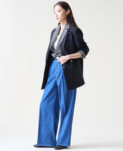 リラックスダブルジャケット 詳細画像 ブラック 9