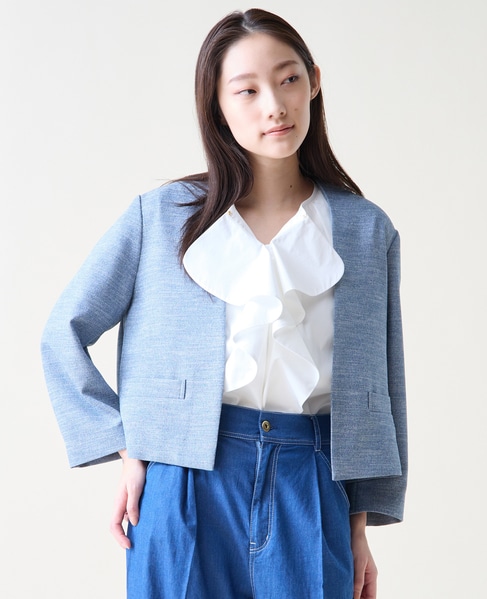 ノーカーラージャケット 詳細画像 ブルー 2